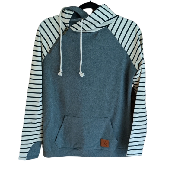 & Tops - 🌼 & | Double Hooded | Drawstring Hoodie